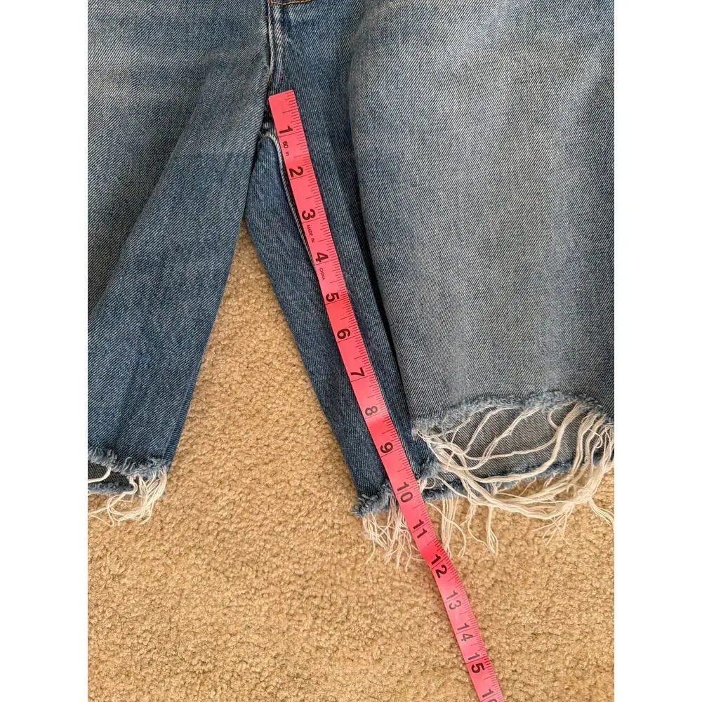 Ariat Jorts Women's Size 33 Denim Long Shorts Ultra High Rise Streetwear Punk